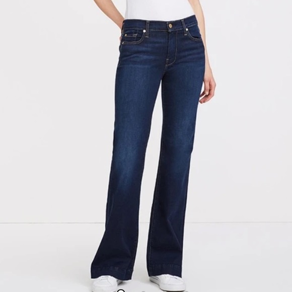 7 For All Mankind Flare Jeans - 27x30 - Picture 1 of 13